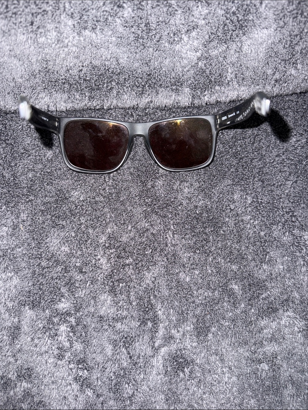 Costa Matte Black Frame Sunglasses with Green Mirrored Lenses - Picture 2 of 6